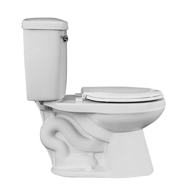 Project Source Toilet To Grab 2-Piece Round Front White Toilet - 6 L - Image 5