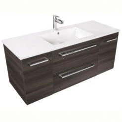 Cutler Forest Silhouette Wall Hung Vanity - 48-in - 2-Drawer/2-Door - Zambukka