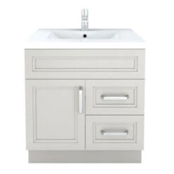 Cutler Kitchen & Bath Urban 30 X 22-in Grey Contemporary Bathroom Vanity