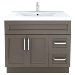 Cutler Forest Urban Vanity - 36-in - 2-Door/2-Drawer - Sundown Grey